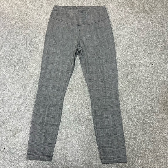 CAbi Pants - Cabi Leggings Womens Medium Gray Plaid Stretch Casual Pull On Pants 4053